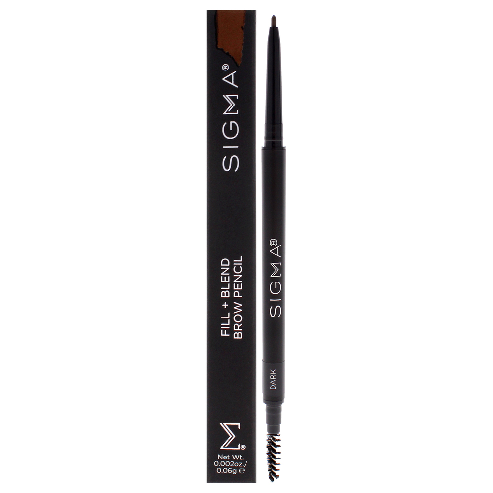 Fill Plus Blend Brow Pencil - Dark by SIGMA for Women - 0.002 oz Eyebrow Pencil